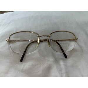 Steroflex Gold Half Rim 2078 108 Eyeglass Frames 53-20-135